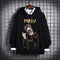 Hip-Hop Trendy Sweatshirt False Two-Piece INS Hoodies Loose Tops Outerwear