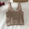 Img 2 - Four Seasons N Korean Bare Back Strap Sporty Bra Solid Colored V-Neck Padded No Metal Wire