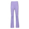 Img 4 - Women Europe Solid Colored Fitted High Waist Flare Leg Sporty Casual Long Pants