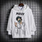 Hip-Hop Trendy Sweatshirt False Two-Piece INS Hoodies Loose Tops Outerwear