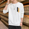 Img 2 - Men Long Sleeved Trendy Loose Handsome All-Matching Student Tops Sweatshirt