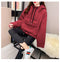 IMG 131 of Thick Sweatshirt Women Korean Hooded Student Tops Outerwear