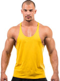 Img 3 - Men Solid Colored Basics Training Sporty Loose Fitness Tank Top