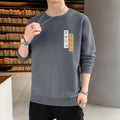 Men Long Sleeved Trendy Loose Stylish All-Matching Student Tops Sweatshirt