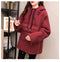 IMG 127 of Thick Sweatshirt Women Korean Hooded Student Tops Outerwear