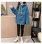 IMG 125 of Thick Sweatshirt Women Korean Hooded Student Tops Outerwear
