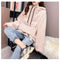 IMG 115 of Thick Sweatshirt Women Korean Hooded Student Tops Outerwear