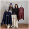 IMG 140 of Sweatshirt Women Korean Loose Printed Mid-Length All-Matching BFHarajuku Blue Tops Outerwear