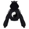 Black White Kitty Japan Animation Adorable cosplayBare Belly Sweatshirt Women Outerwear