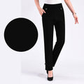 Img 7 - Women Mom Thick High Waist All-Matching Loose Outdoor Casual Pants