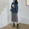 IMG 111 of Europe High Collar Cashmere Women Thick Sweater Loose Lazy Knitted Plus Size Undershirt Outerwear