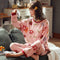 Pajamas Women Cotton Long Sleeved Loungewear Men Thin Summer Sets Sleepwear