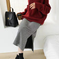IMG 113 of Europe High Collar Cashmere Women Thick Sweater Loose Lazy Knitted Plus Size Undershirt Outerwear