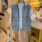 IMG 105 of Denim Vest Women Summer Loose Popular Trendy Outdoor All-Matching Korean Sleeveless Cargo Outerwear