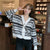 Img 1 - Knitted Cardigan Women Lazy Trendy Short Loose Slim-Look V-Neck Long Sleeved Tops Sweater