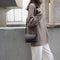 IMG 116 of Europe High Collar Cashmere Women Thick Sweater Loose Lazy Knitted Plus Size Undershirt Outerwear