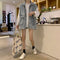 IMG 104 of Denim Vest Women Summer Loose Popular Trendy Outdoor All-Matching Korean Sleeveless Cargo Outerwear