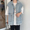 IMG 116 of Denim Vest Women Summer Loose Popular Trendy Outdoor All-Matching Korean Sleeveless Cargo Outerwear