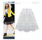 Img 2 - Women Chiffon Pleated Mesh Skirt Tutu Chequered Skirt