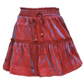 Img 2 - Popular Women Trendy High Waist Elastic Solid Colored A-Line skirt