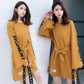 Img 4 - Elegant Dress Short Women Long Sleeved Korean Casual Loose Slim Look Dress