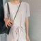 Img 7 - Cooling Summer Trendy Casual Loungewear Cooling Solid Colored Two-Piece Sets