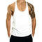 Muscle Fitness Loose Casual Sporty Tank Top Men Europe Trendy Breathable Sleeveless T-Shirt logo Tank Top