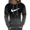 Long Sleeved Loose Hooded Sweatshirt Sporty Hoodies DDigital Outerwear