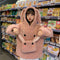 IMG 118 of Sweatshirt Women Korean Loose Student Thick Hooded ins Outerwear