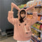 IMG 115 of Sweatshirt Women Korean Loose Student Thick Hooded ins Outerwear