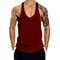 Muscle Fitness Loose Casual Sporty Tank Top Men Europe Trendy Breathable Sleeveless T-Shirt logo Tank Top