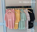 Img 2 - Cooling Summer Trendy Casual Loungewear Cooling Solid Colored Two-Piece Sets