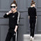 Img 1 - Two-Piece Korean Sporty Sets Women Casual Long Sleeved Slim-Look Sweatshirt