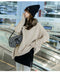 IMG 117 of Little White Dress Under Popular Skirt Sweatshirt Korean Splitted Women Skirt