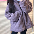 Img 4 - Women Korean Loose Warm Long Sleeved Student Tops