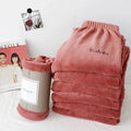 Img 7 - Fairy-Look Warm Coral Home Pajamas Loose Casual Plus Size Outdoor All-Matching Loungewear Pants