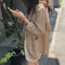 Img 1 - Korea Popular Cotton Blend Blazer Women Korean Loose Flaxen Suit British