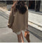 IMG 114 of Korea Popular Cotton Blend Blazer Women Korean Loose Flaxen Suit British Outerwear