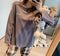 Img 1 - Chequered Sets Pajamas Women Loose Long Sleeved Casual Minimalist Korean Color-Matching Loungewear