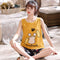 Pajamas Women Summer Cotton Tank Top Shorts Sleeveless Korean Outdoor Loose Loungewear Sets Sleepwear