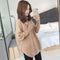 Img 5 - Fairy Look Lazy Women Loose Outdoor Knitted Tops Long Sleeved Thick V-Neck Pullover