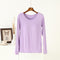 Img 4 - Modal One Piece Long Sleeved Tops Casual Loungewear Pajamas Women Round-Neck Outdoor Innerwear