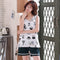 Pajamas Women Summer Cotton Tank Top Shorts Sleeveless Korean Outdoor Loose Loungewear Sets Sleepwear