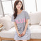 Img 22 - Pyjamas Women Summer Short Sleeve Skirt Cotton Pajamas Student Korean Adorable Loose Loungewear Dress