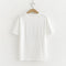 Img 4 - Summer Women T-Shirt Loose White All-Matching INS Trendy Tops T-Shirt