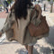 IMG 105 of Korea Popular Cotton Blend Blazer Women Korean Loose Flaxen Suit British Outerwear