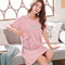 Img 24 - Pyjamas Women Summer Short Sleeve Skirt Cotton Pajamas Student Korean Adorable Loose Loungewear Dress