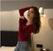 Img 11 - V-Neck Knitted Long Sleeved Slimming Fitted Warm Tops Slim-Look Women Sweater