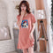 Pyjamas Women Summer Short Sleeve Skirt Cotton Pajamas Student Korean Adorable Loose Loungewear Dress