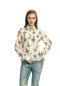 Img 7 - Star Women Shirt Chiffon Printed Long Sleeved Slim Look Blouse